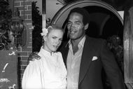 Simpson Nicole Brown and OJ Simpson during a public appearance. (Photo by Gary Leonard/Corbis via Getty Images)